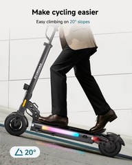 Adults Electric Scooter 800W Folding E-Scooter w/ APP 25MPH Max Speed 48V 10.4Ah