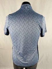 Kerrits Shirt Women Medium Aire Ice Fil Short Sleeve Print-S-Oxford Etched Horse