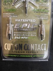 Beast Broadheads Cut On Contact Titanium 2 Blade 100gr 2.3″ 3 Pack BRAND NEW