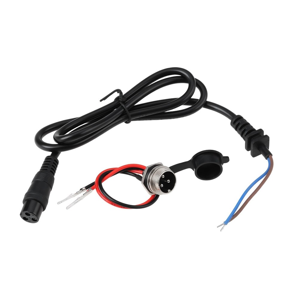 OTOTEC 3-Pin 2 Wires Electric Scooter Battery Charger Port Female Plug 12V 24…
