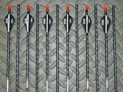 New 12 Easton FMJ 400 Spine 5mm Arrows- Full Metal Jacket-10.2 GPI-Cut/Insert Av