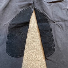 Dover Saddlery Breeches Womens 26 Black Zip Equestrian Knee Patch Riding Pockets