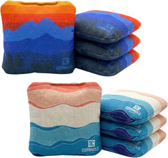 Professional Dual Sided Cornhole Bags- 16 Oz 6X6 W/Premium Resin Fill – Official