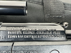Marksman 1790 .177 Caliber Pellet gun Scope carrying case BB Vintage rifle USA