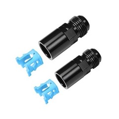 8AN Male Flare to 3/8 Female EFI Fuel Rail Fitting with SAE Quick 8AN to 3/8