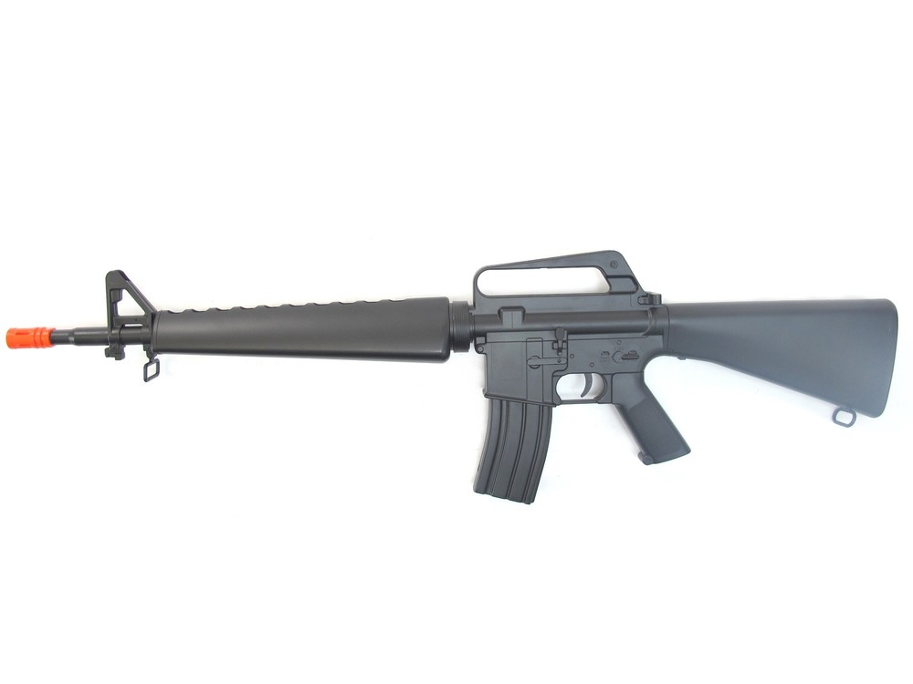 Used Airsoft Gun Rifle Spring Powered BBTac M16A2 Full Size