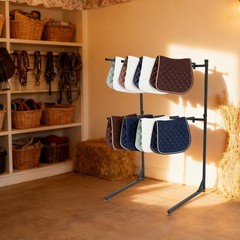 50lbs Saddle Pad Rack 8-Arm Saddle Pad Rack Horse Blanket Holder 45in Height