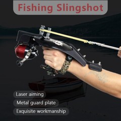 Professional Bow Fishing Slingshot Reel Slingbow Catapult Archery Bowfishing