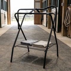 Folding Saddle Rack Freestanding Folding Saddle Stand Powder Coated