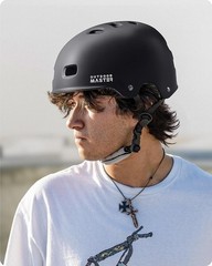 Impact-Resistant Skateboard Helmet for Inline Skating & Cycling – Large Size