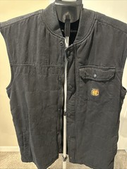 Etnies Santa Cruz Black Vest Size Large Skateboarding Streetwear Rare 🔥