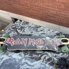 LongBoards LLC LJAW UR32 UR32 32 in Cruising Complete Longboard Iron Maiden