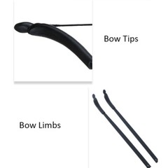 54″ Archery Takedown Recurve Bow for Hunting & Target + 12x Carbon Arrows Set