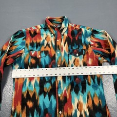 Wrangler Brushpopper Western Shirt 16-32 Multicolor 100% Cotton Long Sleeve