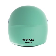 TSG Pass 2.0 Full Face Helmet , Downhill Skateboarding, L (58-60 cm), Mint Blue