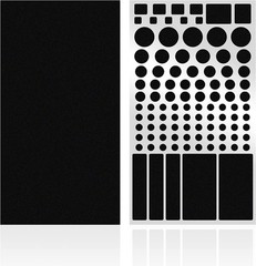 2 Sheets LED Light Blocking Stickers Light Dimming Filters LED Covers Blackout