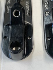 New NOS Sure Grip Invader 45 degree Black roller skate plates size 5 – one pair