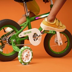 Jetson Light Rider Kids’ Light-up Unisex Bike, LED Light-up Frame, 3 Diffe