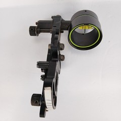 HHA Sports Single Pin Adjustable Bow Sight Black Archery Hunting