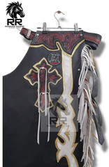 Rodeo Leather Bull Riding Chaps | Western Cowboy Rodeo Gear – Custom Design