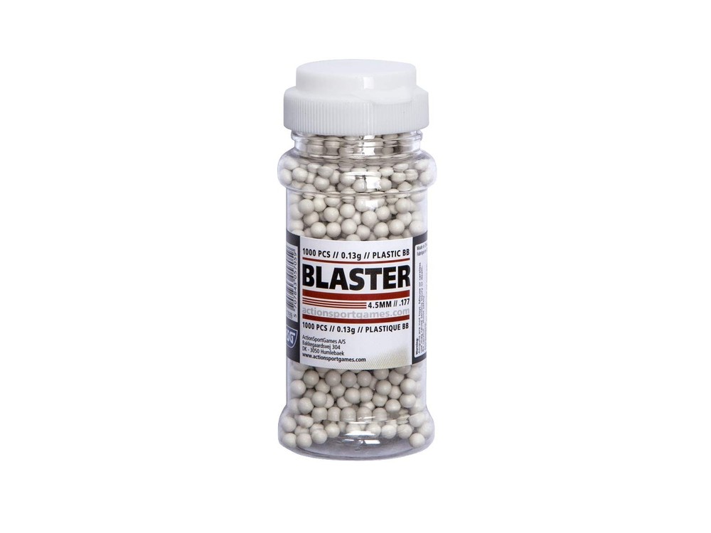 ASG Blaster Airgun Plastic BB, 4.5mm, 0.13g – 1000 pcs.