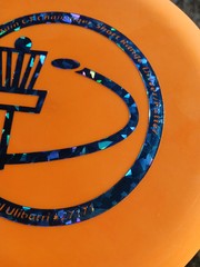 Discraft CT Challenger Paul Uliberri Tour Series Orange w/Blue Foil 173.7g