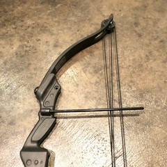 Crosman Elkhorn Youth Compound Bow Case And Wrist Strap Combo Lot Of 3 Preowned