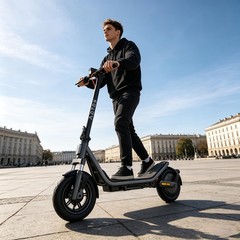 650W 12″ Tire Electric Scooter Adults Folding E-Scooter 45km Range 20MPH Commute