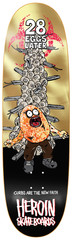 Heroin 28 Eggs Later 9.0 Egg Shaped Skateboard Deck