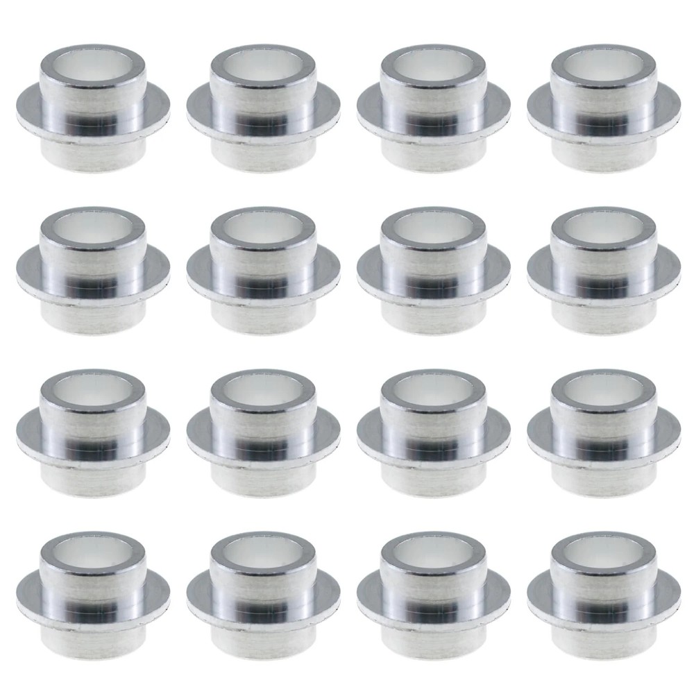 16PCS Roller Skate Bearing Spacer 8mm Silver Aluminium Alloy Shaft Spacer Inline