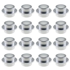 16PCS Roller Skate Bearing Spacer 8mm Silver Aluminium Alloy Shaft Spacer Inline