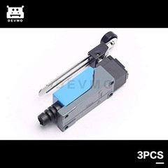 DEVMO 3pcs ME-8108 Momentary Limit Switch Adjustable Roller Lever Arm NC-NO