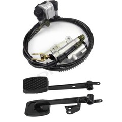 Rear Hydraulic Disc Brake Master Cylinder Caliper Pedal Kit ATV Buggy Go kart