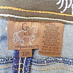 Goode Rider full seat stretch breeches 32R