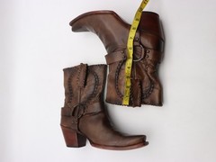 Idyllwind Stomp Western Equestrian Harness Boots Women’s 9 B Brown Leather