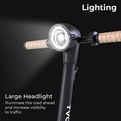 Yvolution YES Adult Electric Scooter, Black