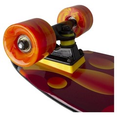 New Kryptonics 28″ Cruiser Complete Skateboard (Swirled Lava)