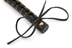 Horse Riding Crop Whip Training Equestrian Faux Leather 18 Inches Black