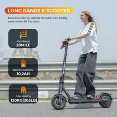 ADULT ELECTRIC SCOOTER 600W 28MILE 20MPH MAX SPEED E SCOOTER &FRONT SUSPENSION
