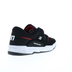 DC Construct ADYS100822-KHO Mens Black Nubuck Skate Inspired Sneakers Shoes