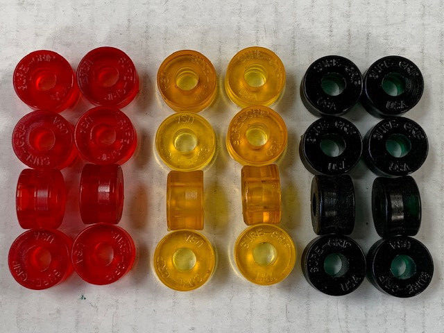 Sure Grip Black Widow Red 93a Yellow 79a Green 72a soft Urethane Super Cushions