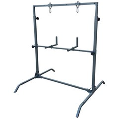 Alloy Steel Archery Target Stand – Features Carabiner Hooks & Stabilizer Support