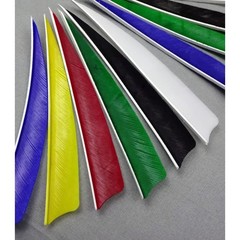 50pcs 3″ 4″ 5” Shield Cut Archery Fletches Arrow Feathers Turkey Feather R