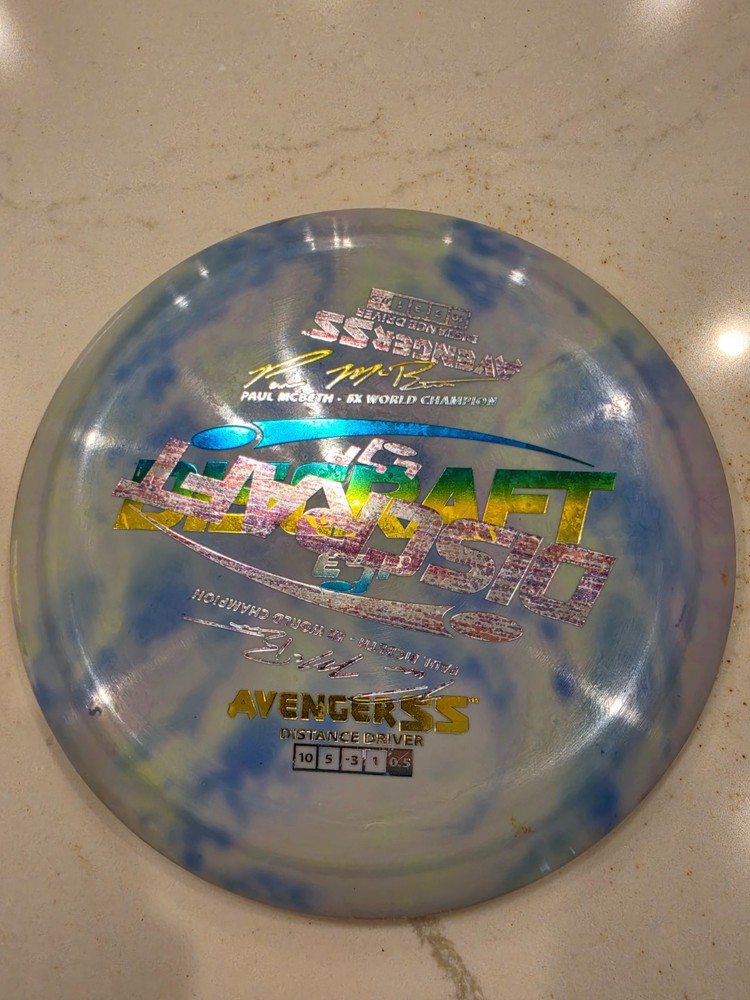 Discraft Avenger SS ESP Paul Mcbeth 5x Double Stamp and Dyed 173-174g