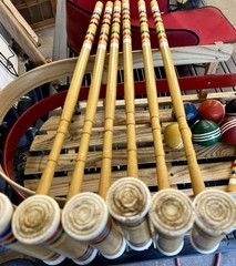 Vintage Forster 6 Player Wood Croquet Set Complete (No Bag)