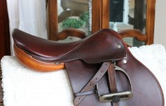 16.5″ Crosby Prix Des Nations English Hunter/Jumper Saddle + Fittings & Cover