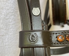 STUNNING Otto Schumacher #2 Full Horse Comfort Crown BRIDLE~Swarovski Crystal
