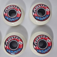 Labeda Gripper Inline Hockey Wheels 68mm 68 Soft White Set of 8 Indoor Roller