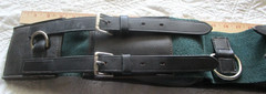 31″DOVER QUALITY SUFFOLK SADDLERY PADDED LEATHER SURCINGLE W/GIRTH TRAINING TACK
