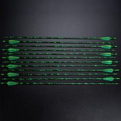 12x 30» Carbon Arrows Compound&Recurve Bow Target 100Grain Hunting Broadheads